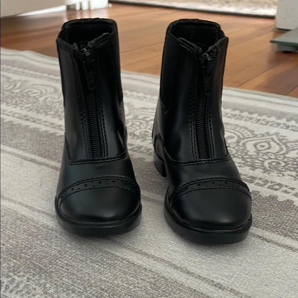 Kids Tuffrider Black Paddock Boots